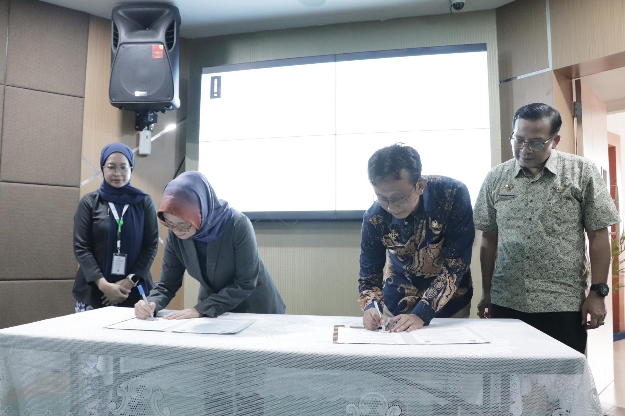 Wujud Nyata Program Penguatan Literasi Digital, Diskominfo Ciamis Tandatangani PKS Replikasi Unit Saber Hoaks Daerah